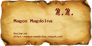 Magos Magdolna névjegykártya